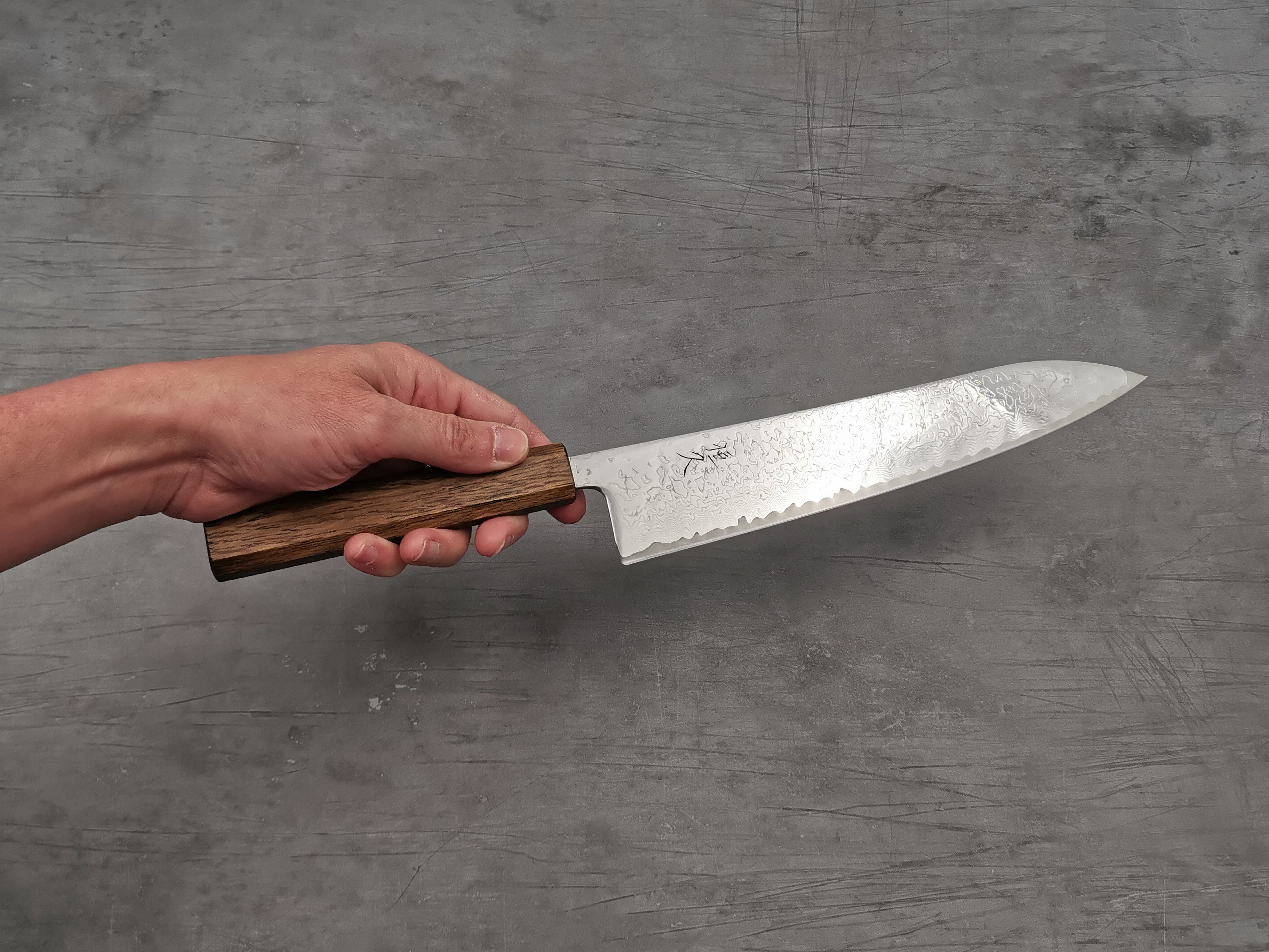Tsunehisa VG10 Nickel Damascus Gyuto 240mm