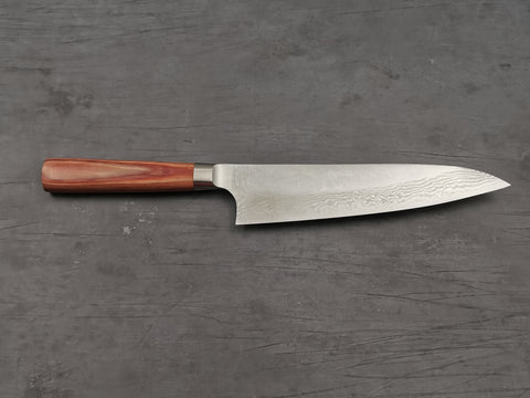 Katsuyasu Kamo VG10 Damascus Gyuto 210mm