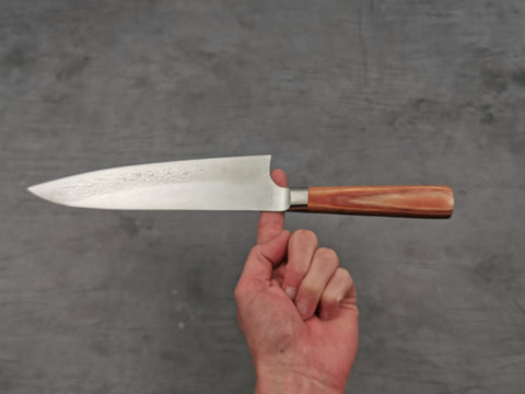 Katsuyasu Kamo VG10 Damascus Gyuto 210mm