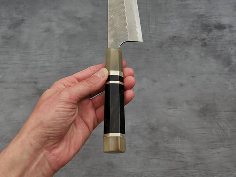 Nigara Hamono AS Bunka with ebony & double buffalo handle