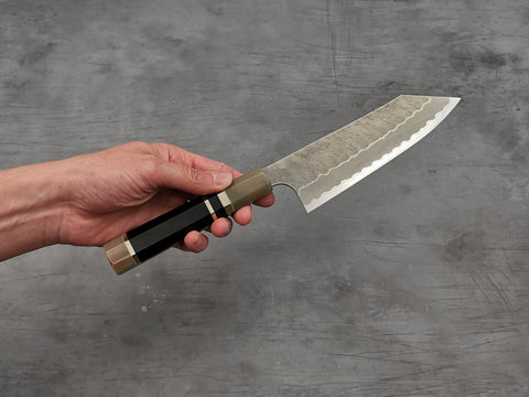 Nigara Hamono AS Bunka with ebony & double buffalo handle