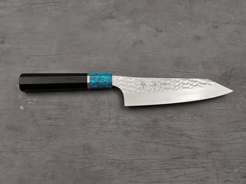 Yu Kurosaki Senko Bunka with ebony and turquoise handle