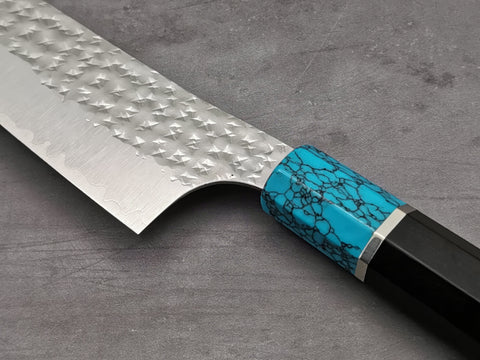 Yu Kurosaki Senko Bunka with ebony and turquoise handle