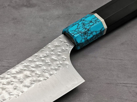 Yu Kurosaki Senko Bunka with ebony and turquoise handle