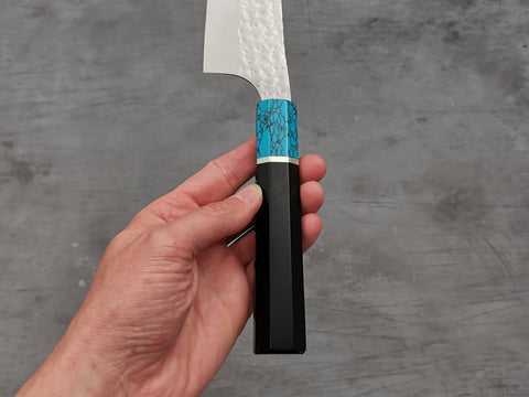 Yu Kurosaki Senko Bunka with ebony and turquoise handle