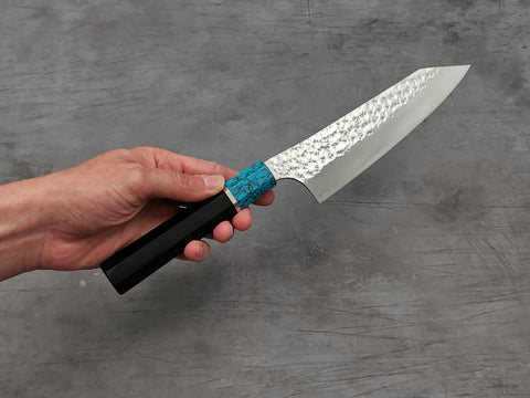 Yu Kurosaki Senko Bunka with ebony and turquoise handle