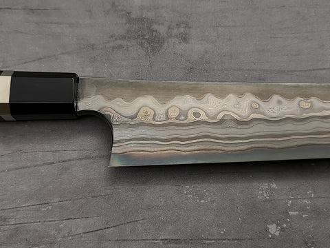 Nigara Hamono Anmon "Troll Killer" Kiritsuke Yanagiba 330mm