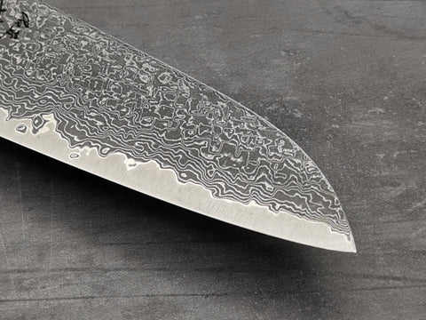 Shigeki Tanaka R2 Damascus Santoku