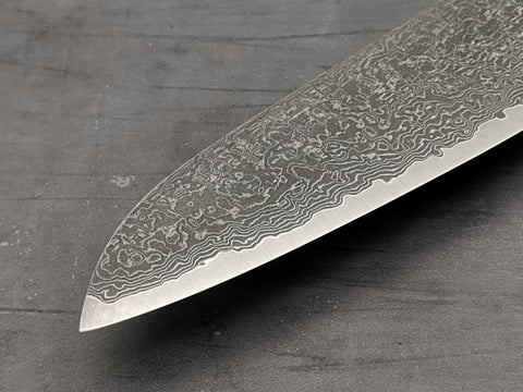 Shigeki Tanaka R2 Damascus Santoku