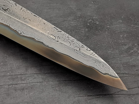 Nigara Hamono Twisted Damascus Yanagiba 270mm