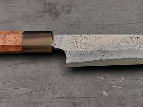 Nigara Hamono Twisted Damascus Yanagiba 270mm