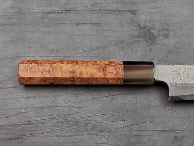 Nigara Hamono Twisted Damascus Yanagiba 270mm
