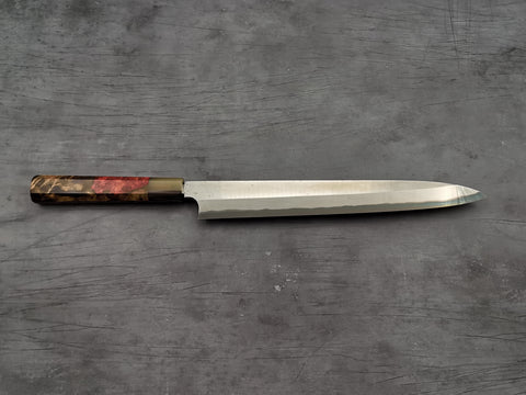 Nigara Hamono Anmon Damascus Yanagiba 300mm