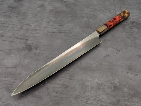 Nigara Hamono Anmon Damascus Yanagiba 300mm