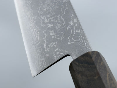 Hatsukokoro Blue #2 Damascus Santoku