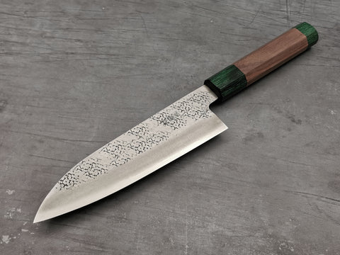 Seisuke Hamono Super Blue Tsuchime Santoku