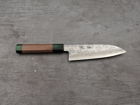 Seisuke Hamono Super Blue Tsuchime Santoku