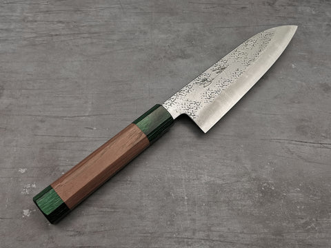 Seisuke Hamono Super Blue Tsuchime Santoku