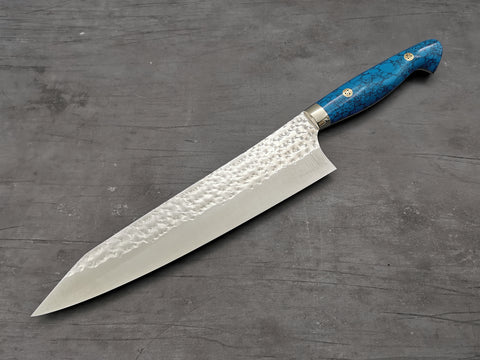 Yu Kurosaki Senko Gyuto 210mm with turquoise handle