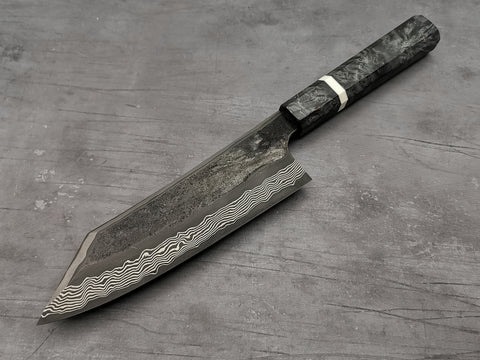 Nigara Hamono Silver 3 Damascus Bunka