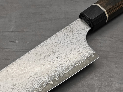 Suncraft Black Damascus Bunka 165mm