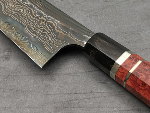 Nigara Hamono Kagetora Blue + White #2 Damascus Gyuto 270mm