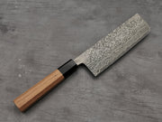 Shiro Kamo SG2 Damascus 180mm Nakiri