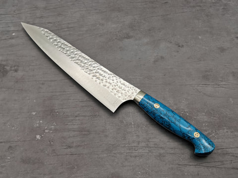 Yu Kurosaki Senko Gyuto 210mm with turquoise handle