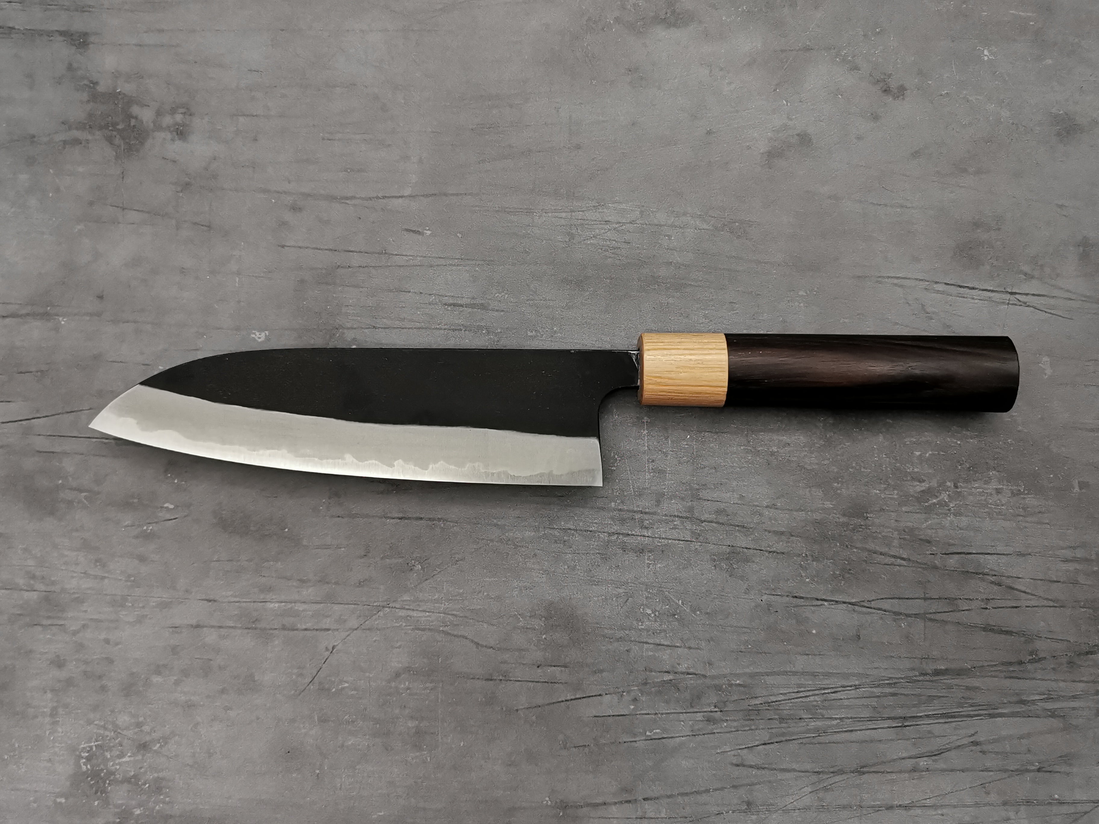 Nakamura Hamono Kaishin White #2 Kurouchi Santoku