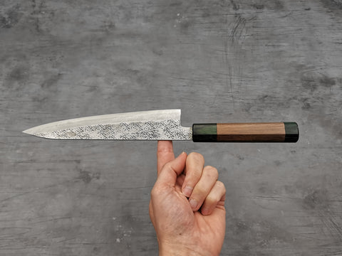 Seisuke Hamono Super Blue Tsuchime Gyuto 210mm