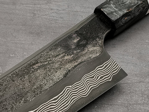 Nigara Hamono Silver 3 Damascus Bunka