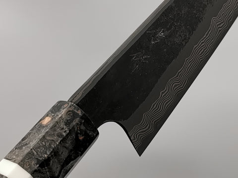 Nigara Hamono Silver 3 Damascus Kiritsuke Gyuto 210mm