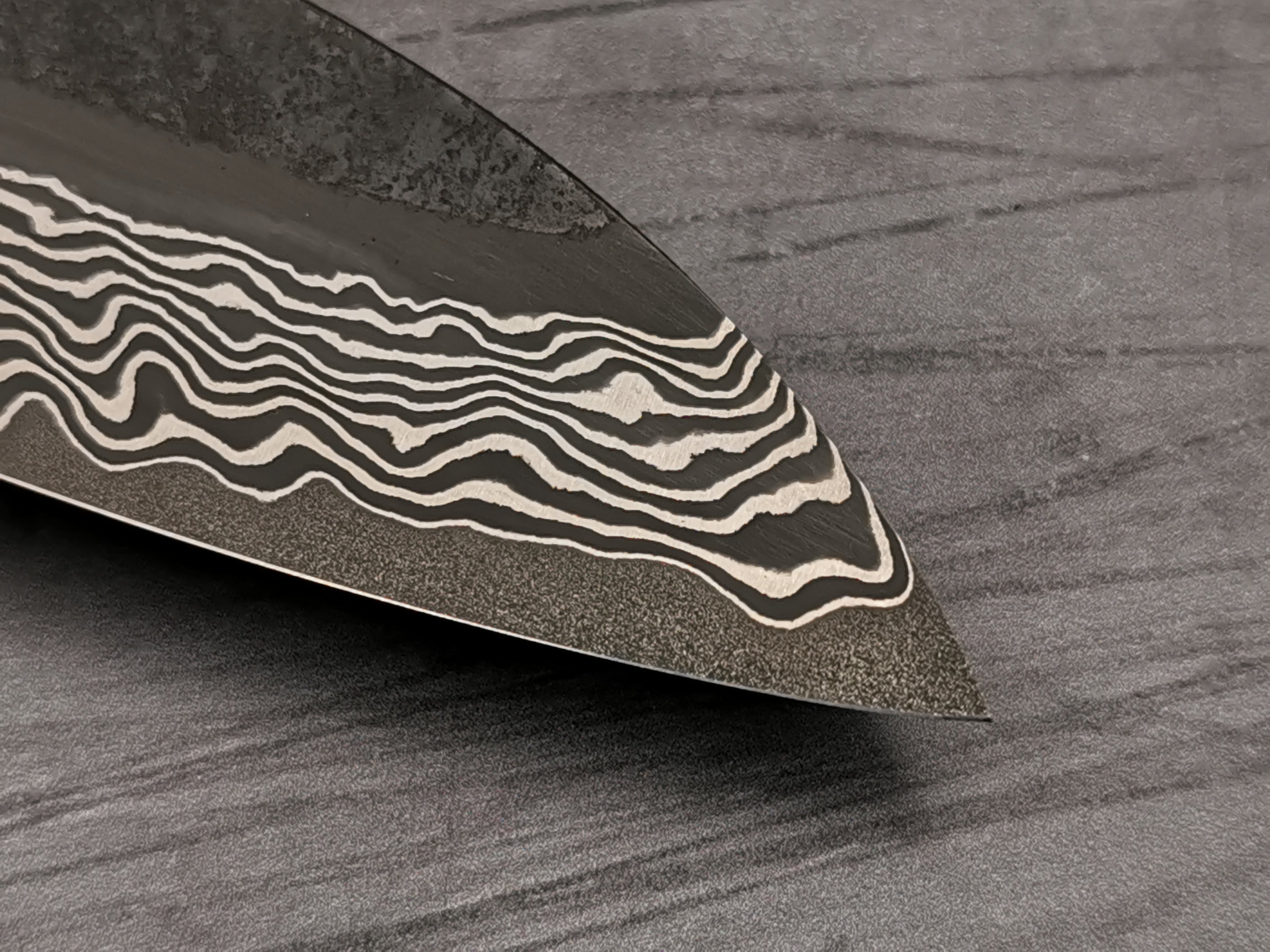 Nigara Hamono Silver 3 Damascus Gyuto 210mm