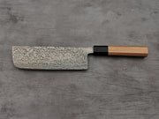 Shiro Kamo SG2 Damascus 180mm Nakiri