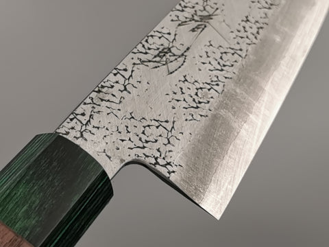 Seisuke Hamono Super Blue Tsuchime Santoku