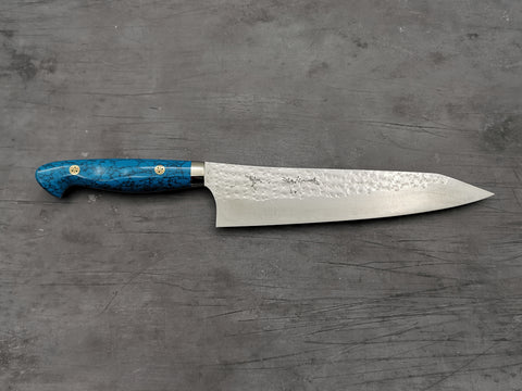 Yu Kurosaki Senko Gyuto 210mm with turquoise handle