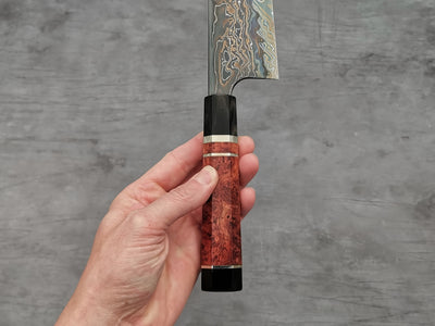 Nigara Hamono Kagetora Blue + White #2 Damascus Gyuto 270mm