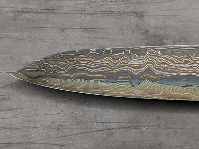Nigara Hamono Kagetora Blue + White #2 Damascus Gyuto 270mm