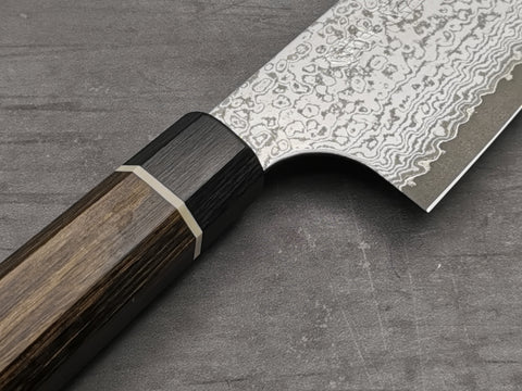 Suncraft Black Damascus Bunka 165mm