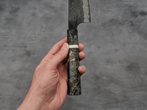 Nigara Hamono Silver 3 Damascus Kiritsuke Gyuto 210mm