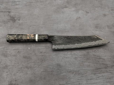 Nigara Hamono Silver 3 Damascus Kiritsuke Gyuto 210mm