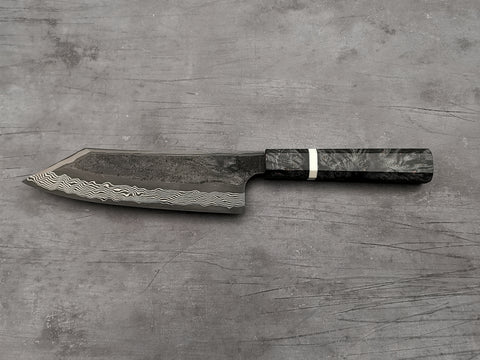 Nigara Hamono Silver 3 Damascus Bunka