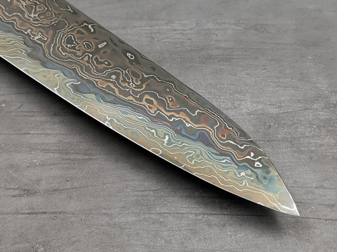 Nigara Hamono Kagetora Blue + White #2 Damascus Gyuto 270mm