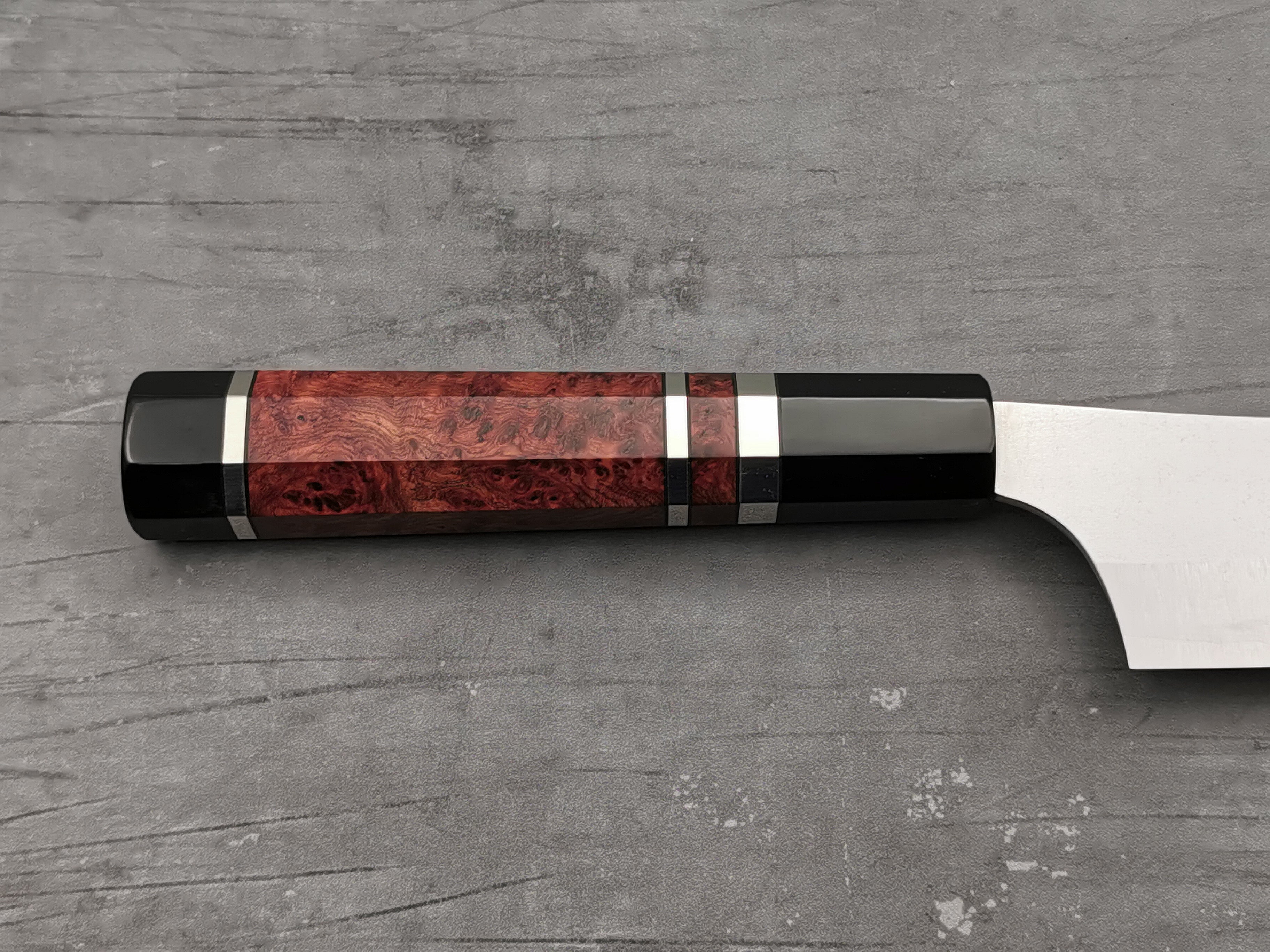 Yu Kurosaki Gekko XEOS Sujihiki 270mm with bubinga burl handle