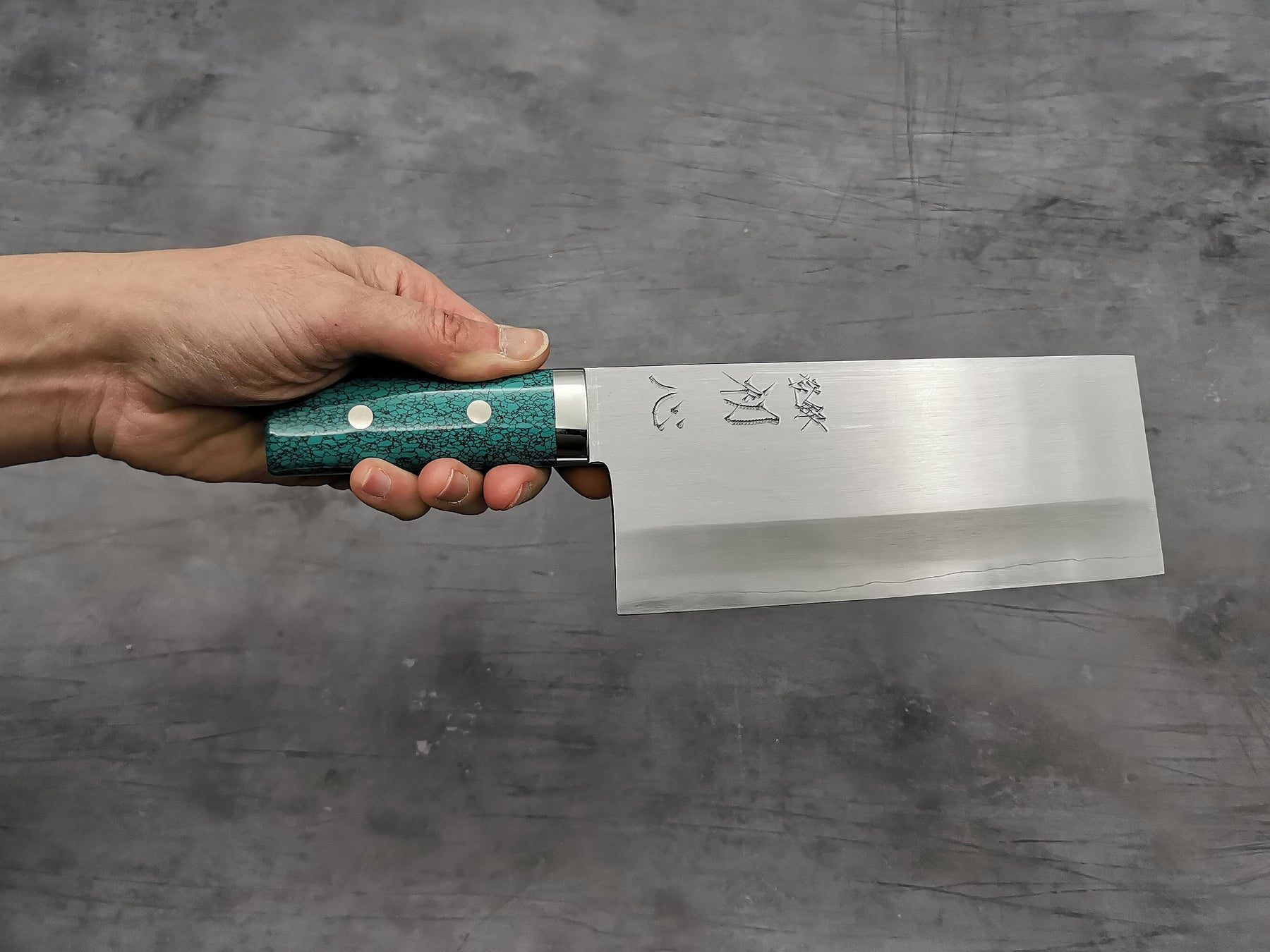 Satoshi Nakagawa Ginsan Chinese Cleaver - Cutting Edge Knives Satoshi Nakagawa Ginsan Chinese Cleaver - Cutting Edge Knives
