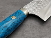 Yu Kurosaki Senko Gyuto 210mm with turquoise handle