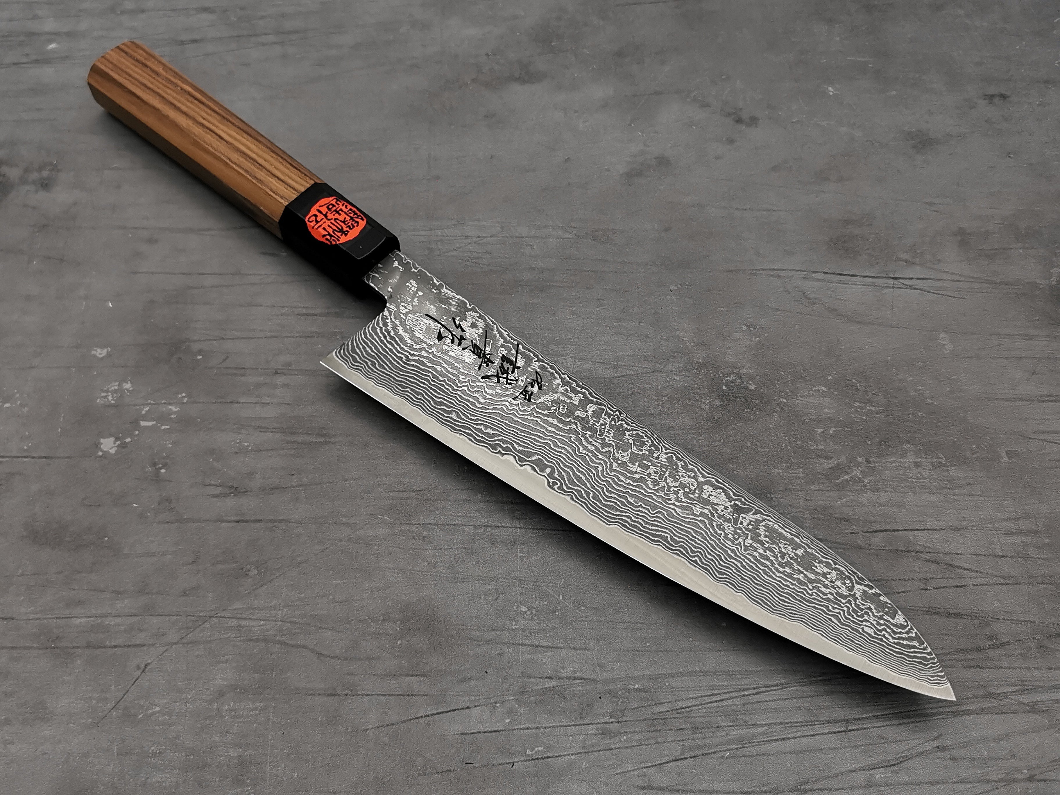Shigeki Tanaka R2 Damascus Gyuto 210mm
