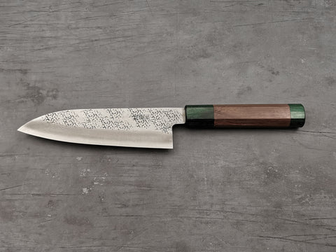 Seisuke Hamono Super Blue Tsuchime Santoku