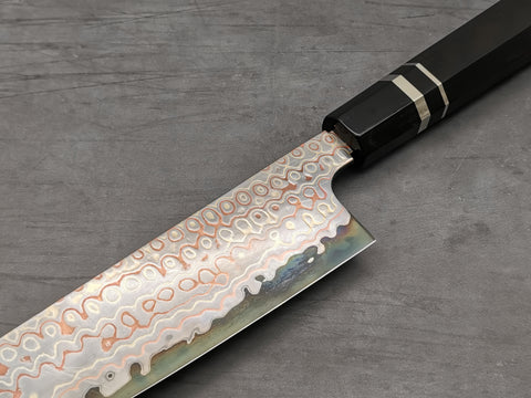 Nigara Hamono Rainbow Damascus Gyuto 240mm