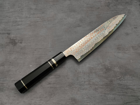 Nigara Hamono Rainbow Damascus Gyuto 240mm